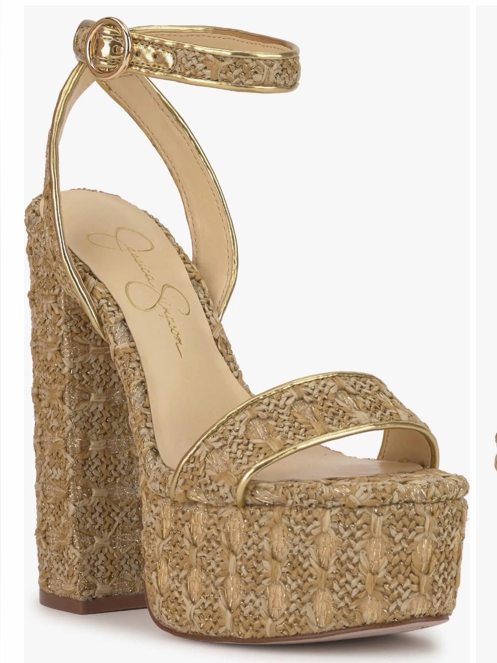 Jessica Simpson Axtyn Ankle Strap Platform Sandal 8.5